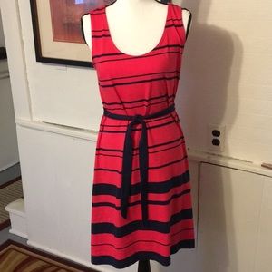 Tommy Hilfiger Red & Navy Dress